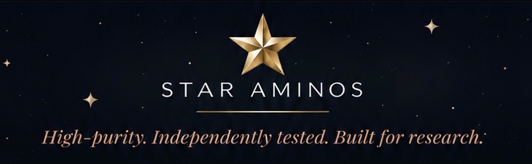 Star Aminos. High-purity. Independently tested. Built for research.