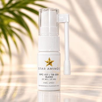 STAR AMINOS Research-Grade BPC-157 / TB-500 Spray-Wolverine Blend 20/20 MG