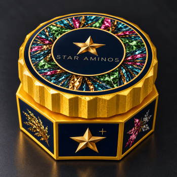 Star Aminos Storage Container—container only; contents not included